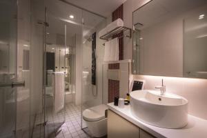 Koupelna v ubytování Yi Su Hotel-Taipei Ningxia