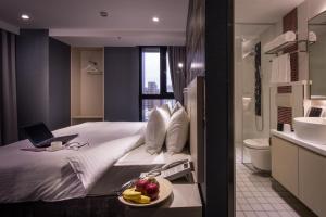 Koupelna v ubytování Yi Su Hotel-Taipei Ningxia