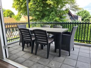 Balkón nebo terasa v ubytování Staetige Dames
