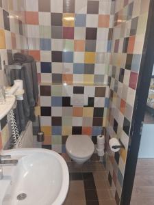 Koupelna v ubytování B&B Harskamp
