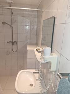 Koupelna v ubytování B&B Harskamp