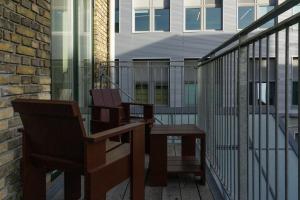 Svalir eða verönd á BRIK Apartment Hotel