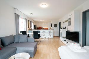 A kitchen or kitchenette at Apartment Panoramablick
