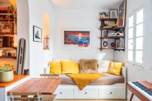 Χώρος καθιστικού στο Appartement Mignon, Plein Centre