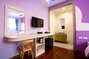 TV a/nebo společenská místnost v ubytování South View B&B + 22 fotografií