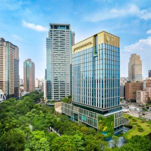 a rendering of a tall building in a city at InterContinental Taichung by IHG in Taichung