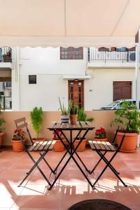 Balkón nebo terasa v ubytování Corner House