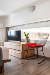 TV a/nebo společenská místnost v ubytování Corner House