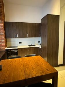 Kuchnia lub aneks kuchenny w obiekcie Aparthotel Łódź 55 Piotrkowska