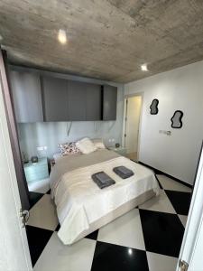 Ένα ή περισσότερα κρεβάτια σε δωμάτιο στο Sea view house