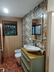 Koupelna v ubytování Casa Rural El Canto Del Agua