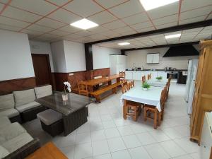Kuchnia lub aneks kuchenny w obiekcie Agerre Goikoa Agroturismo
