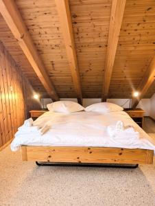 Postel nebo postele na pokoji v ubytování Appartement Thermal Ovronnaz 3 Pieces