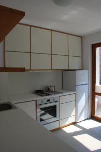 Η κουζίνα ή μικρή κουζίνα στο Bulhotel Pritzker Apartment