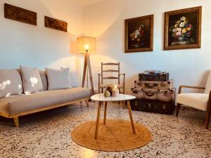 Posezení v ubytování Casita Comares - bed and breakfast - La Alquería - Comares - Málaga