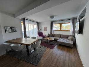 Posezení v ubytování Appartement am Berg