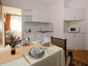 Kuchyň nebo kuchyňský kout v ubytování Apartments Dragica