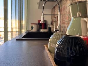 Kaffe- og tefaciliteter på Casa Cibella Authentic Charme Apartments