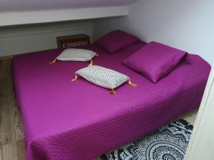 Postel nebo postele na pokoji v ubytování Appartement en bord de mer plages & commerces à pied KPCBLA