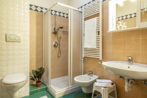 Koupelna v ubytování Hotel Garnì Maria