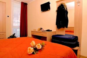 TV a/nebo společenská místnost v ubytování Hotel Garnì Maria