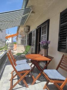 Balkón nebo terasa v ubytování Apartment Jase