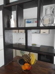 Kuchyň nebo kuchyňský kout v ubytování Apartment Jase