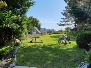 Aed väljaspool majutusasutust Das NURDACH Haus +15 fotot