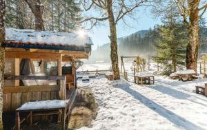Die Bäckeralm v zimě