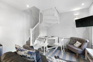 Et opholdsområde på Lobster Lodge - North East Escapes