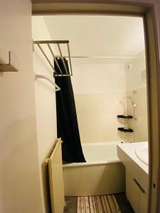 Koupelna v ubytování Appt pied des pistes, terrasse et parking couvert