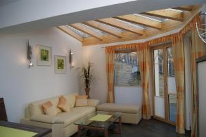 A seating area at Haus Erika