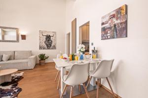 Posezení v ubytování BERGverliebt im Zentrum inkl Staufen PLUS