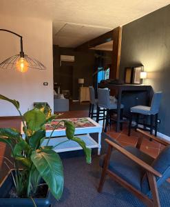 Posezení v ubytování B&B RIO GRANDE