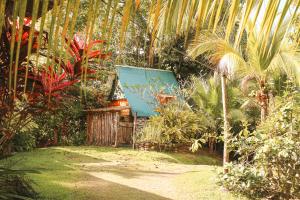 Taman di luar Rustic Cabin in Pavones surf brake