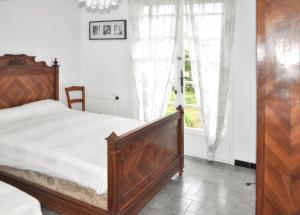 Postel nebo postele na pokoji v ubytování Maison chaleureuse Verdon-sur-Mer, jardin