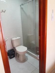 Koupelna v ubytování Hotel Imperial