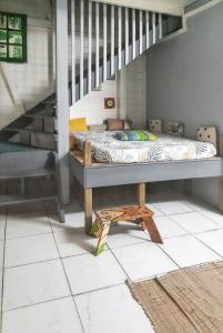 Posezení v ubytování Appartement cosy au Carbet avec balcon et vue sur mer - 70 m²