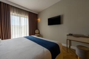 Un televizor și/sau centru de divertisment la XVI Suites - Adults Only