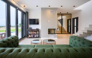 Posezení v ubytování New Luxury Villa Soleia Skrip - Private Pool, Brač