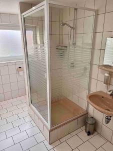 Koupelna v ubytování Hotel Gasthof Altmann + 35 fotografií