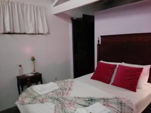 Een bed of bedden in een kamer bij Casas da Quinta da Cancela