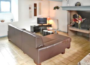 Χώρος καθιστικού στο Maison confortable proche des pistes à Sainte-Marie de Campan