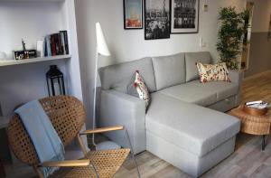 Posezení v ubytování Piso nuevo al lado de la Sagrada Familia. + 10 fotografií