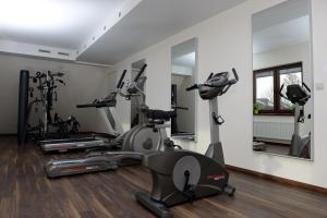 Fitness centrum a/nebo fitness zařízení v ubytování Hotel Nad Przełomem