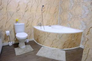 Et badeværelse på Distinctive resort