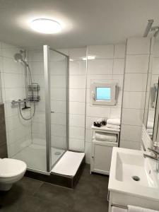 Uma casa de banho em COVE Appart