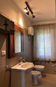 Koupelna v ubytování Microfattoria Lenta