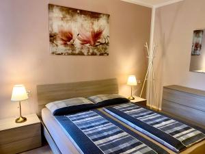 Ένα ή περισσότερα κρεβάτια σε δωμάτιο στο Casa Grazia