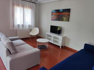 TV a/nebo společenská místnost v ubytování Casa Mira Mijedo